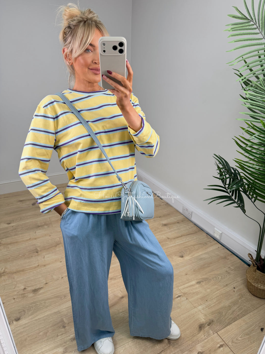 Briella Sweatshirt Tshirt - Lemon