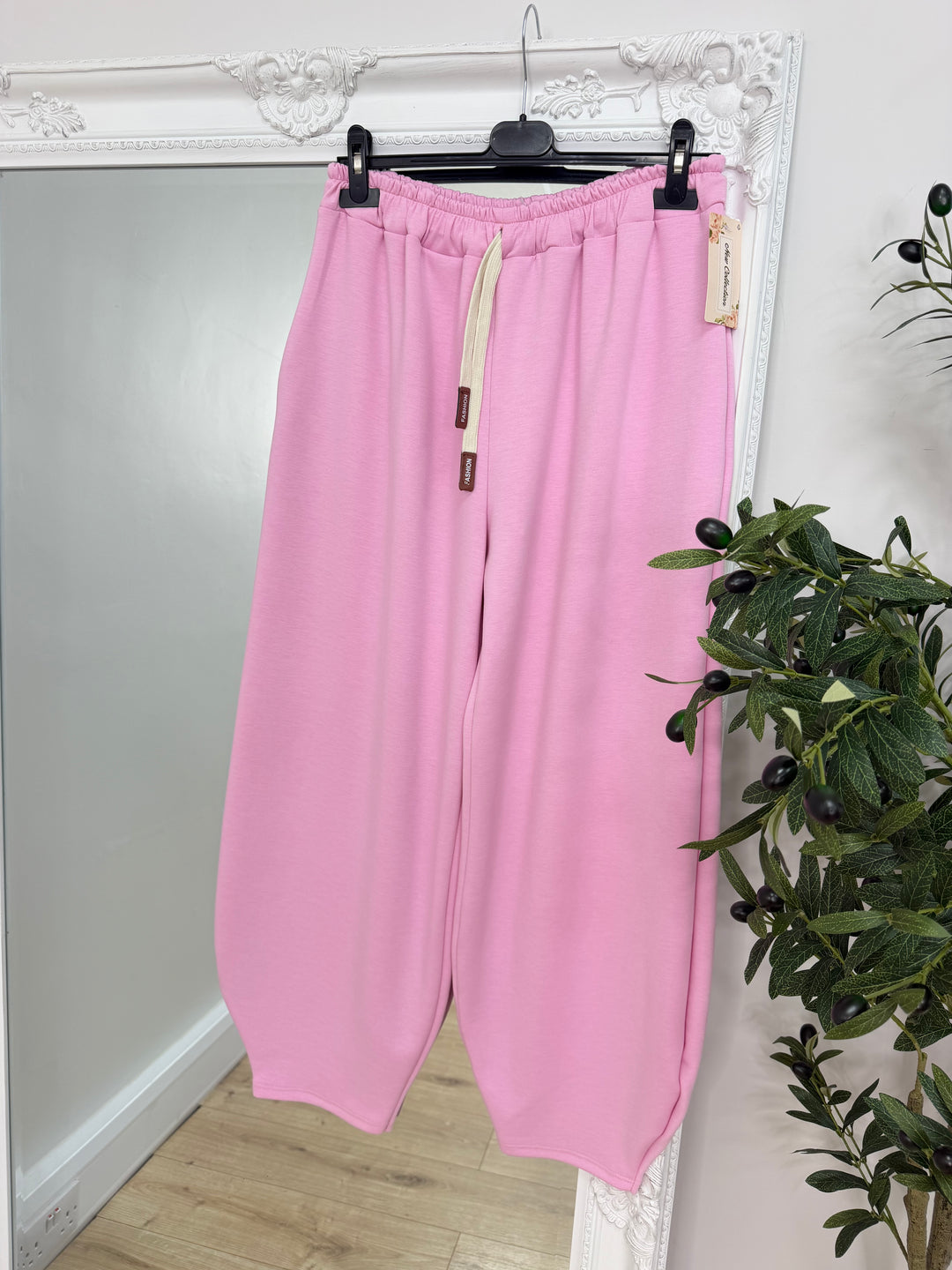 Barrel Joggers - Pink