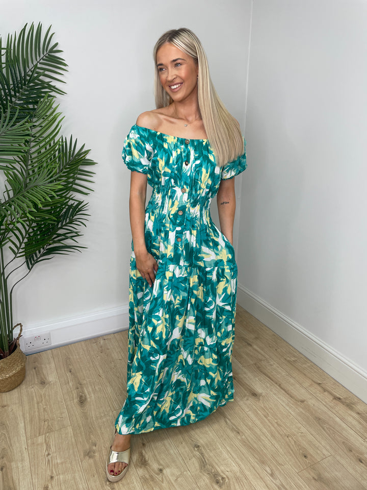Chloe Dress - Teal