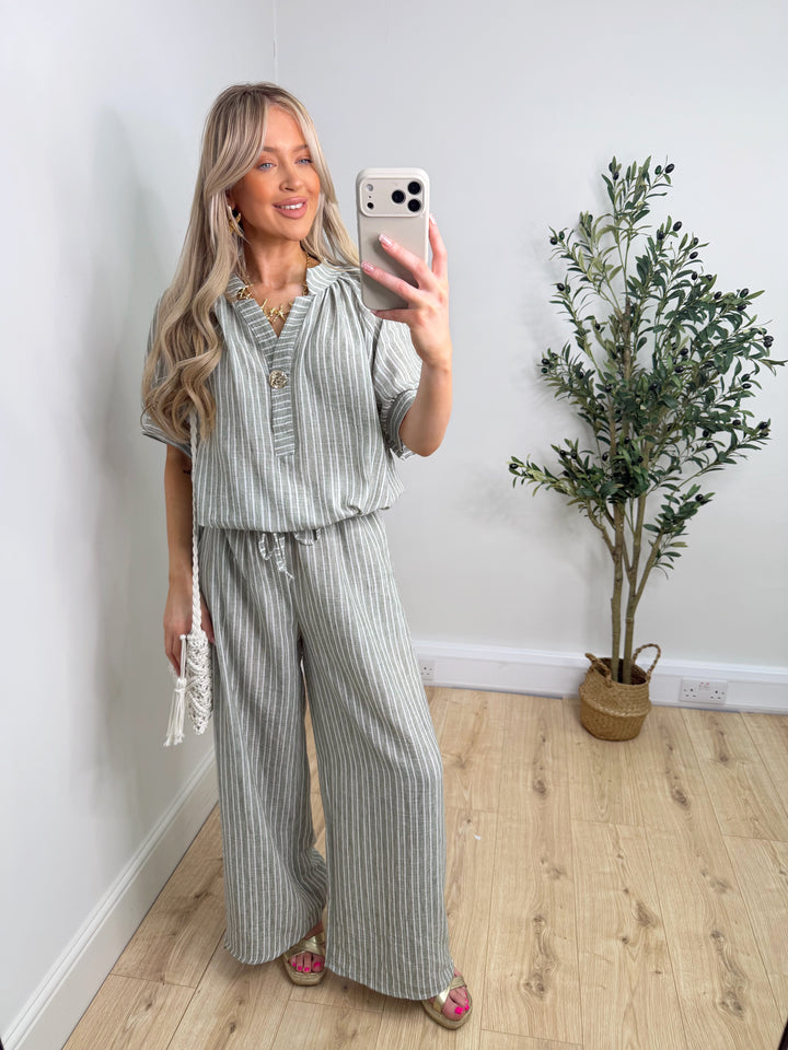 Gemma Two Piece - Khaki