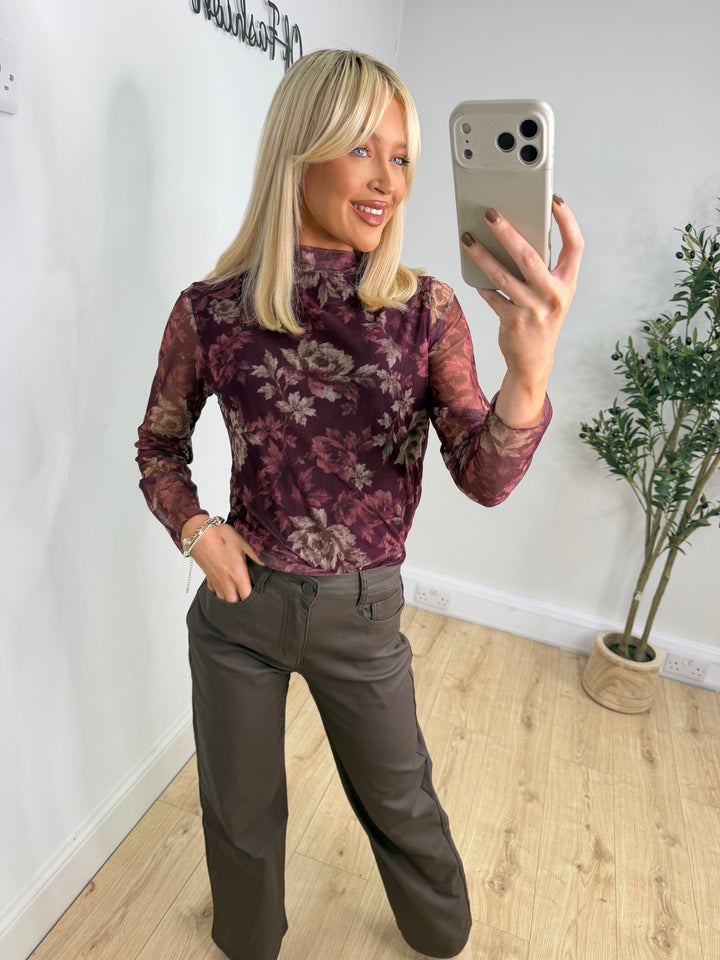 Jade Top - Mulberry