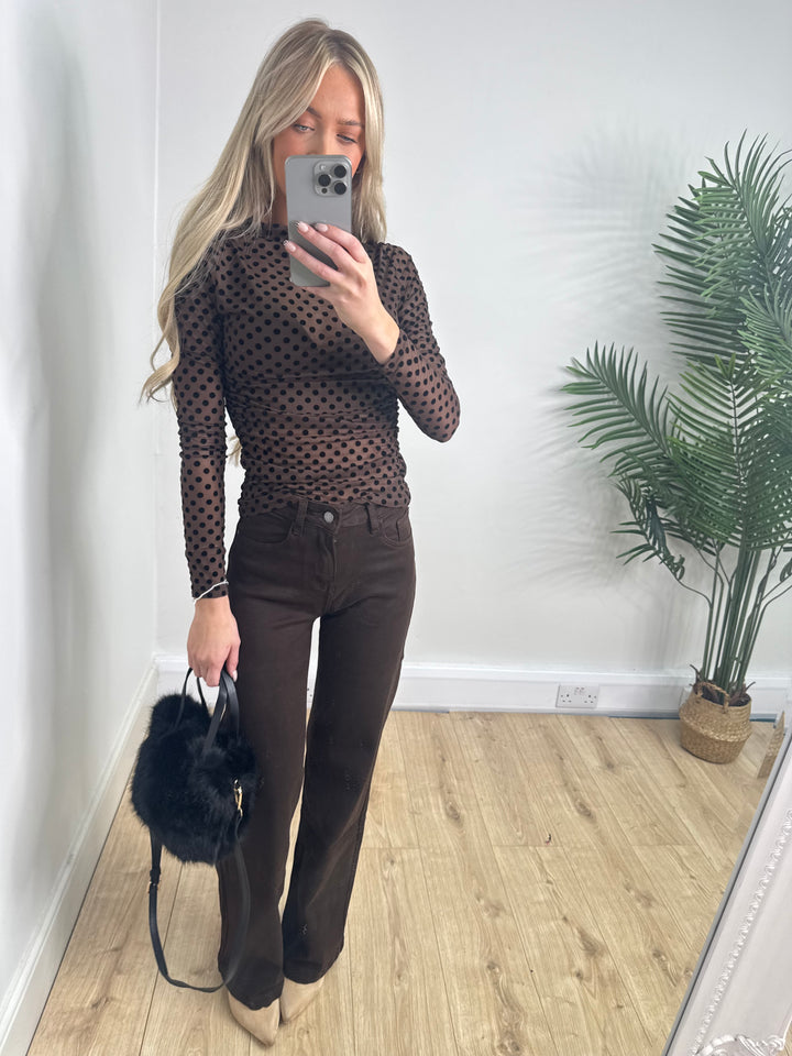 Dottie Mesh Top