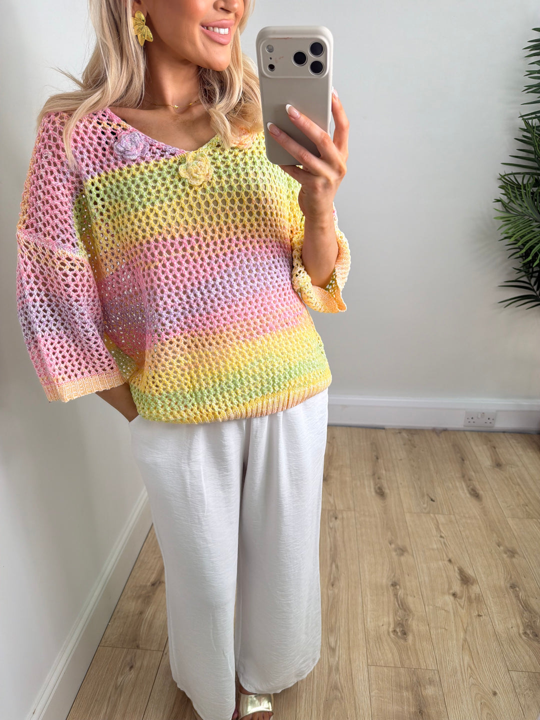 Celeste Rose Knit - Multi