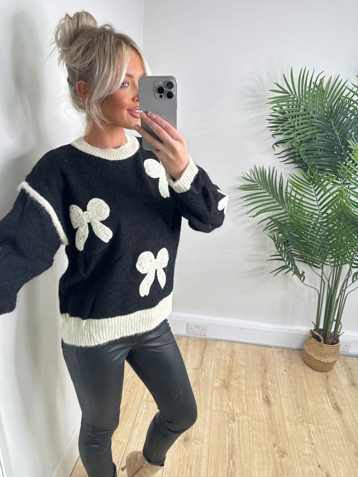 Clara Bow Knit - Black