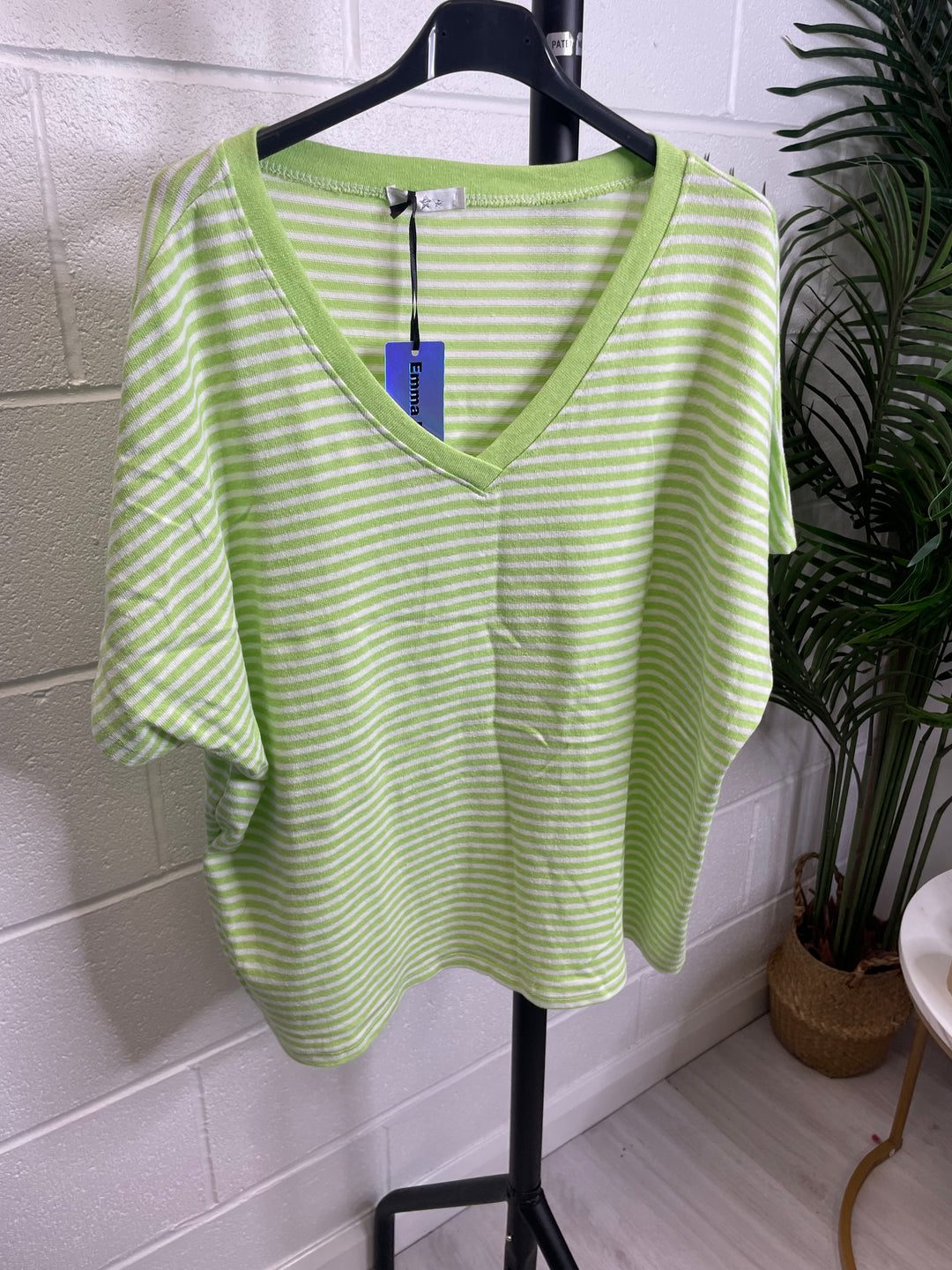 Lime Stripe T-Shirt