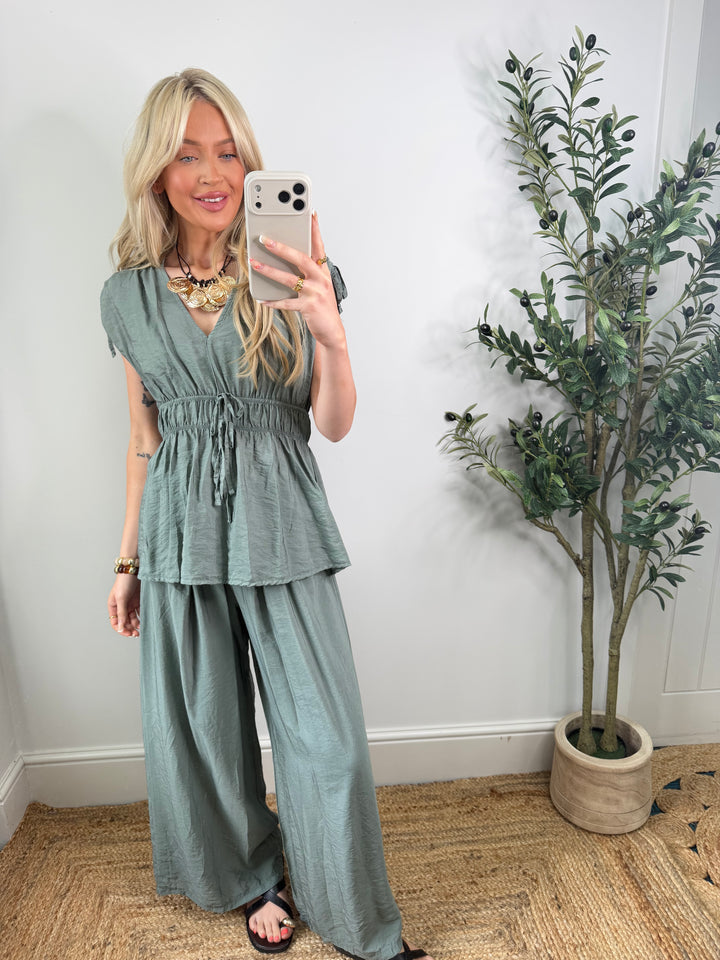 Cerys Co-Ord - Khaki