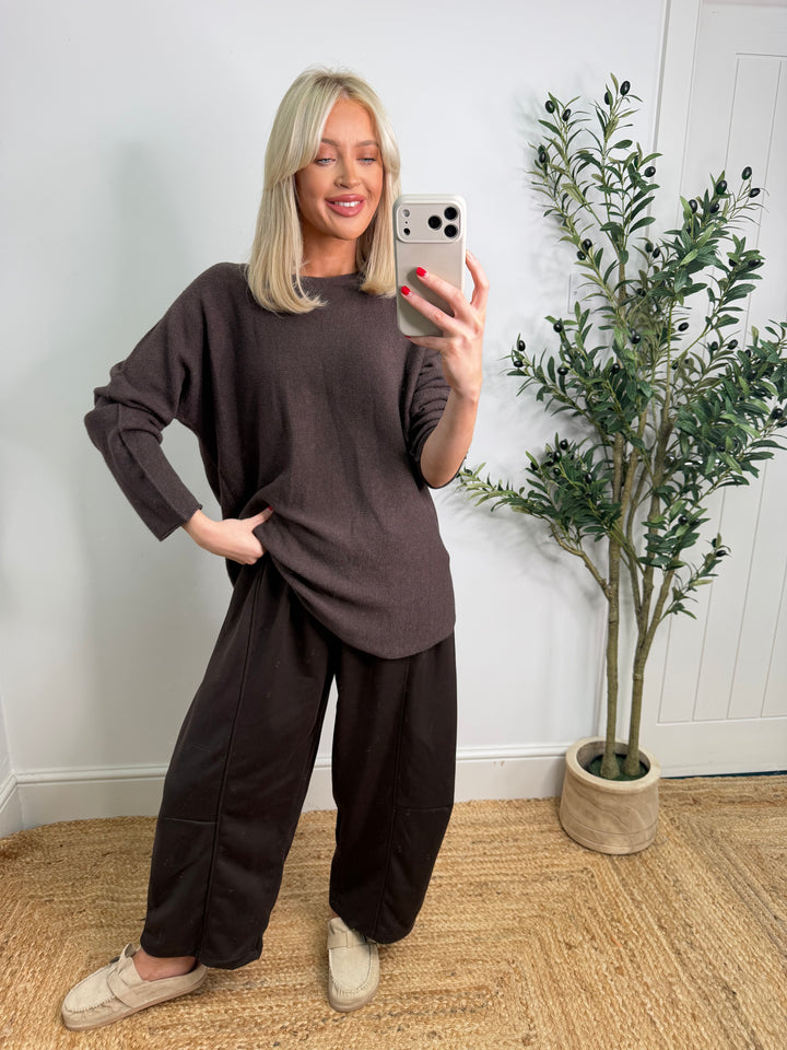 Zelda Soft Knit - Chocolate