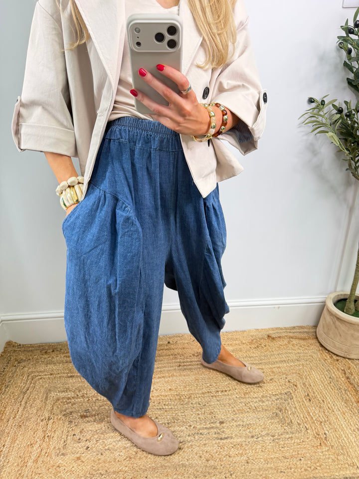 Leonie Chambray Barrels