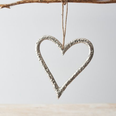 Hanging Metal Heart