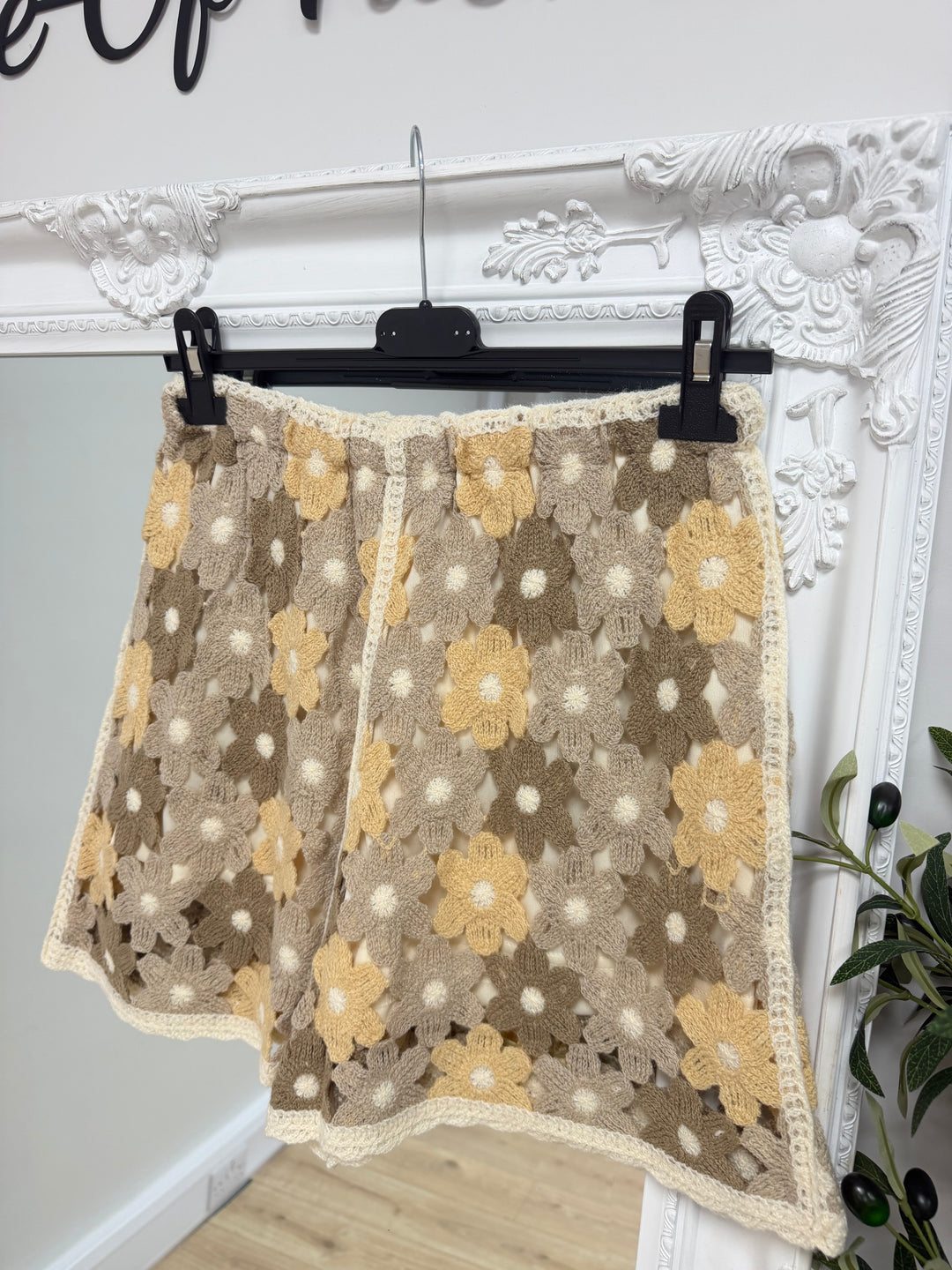 Floral Crochet Shorts