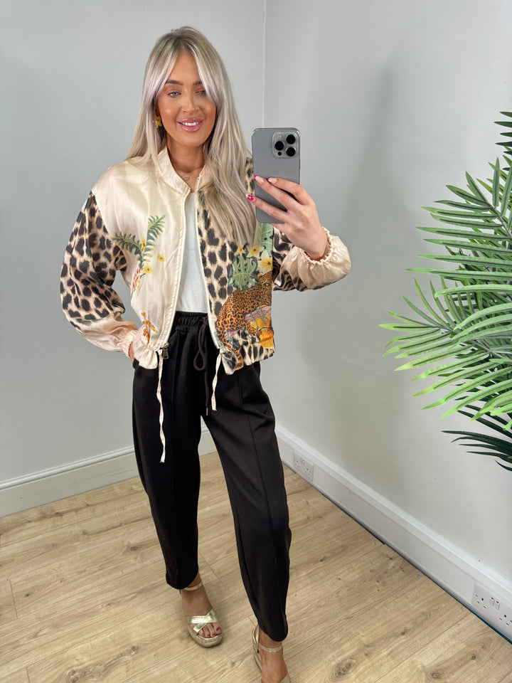 Jungle Bomber Jacket - Cream