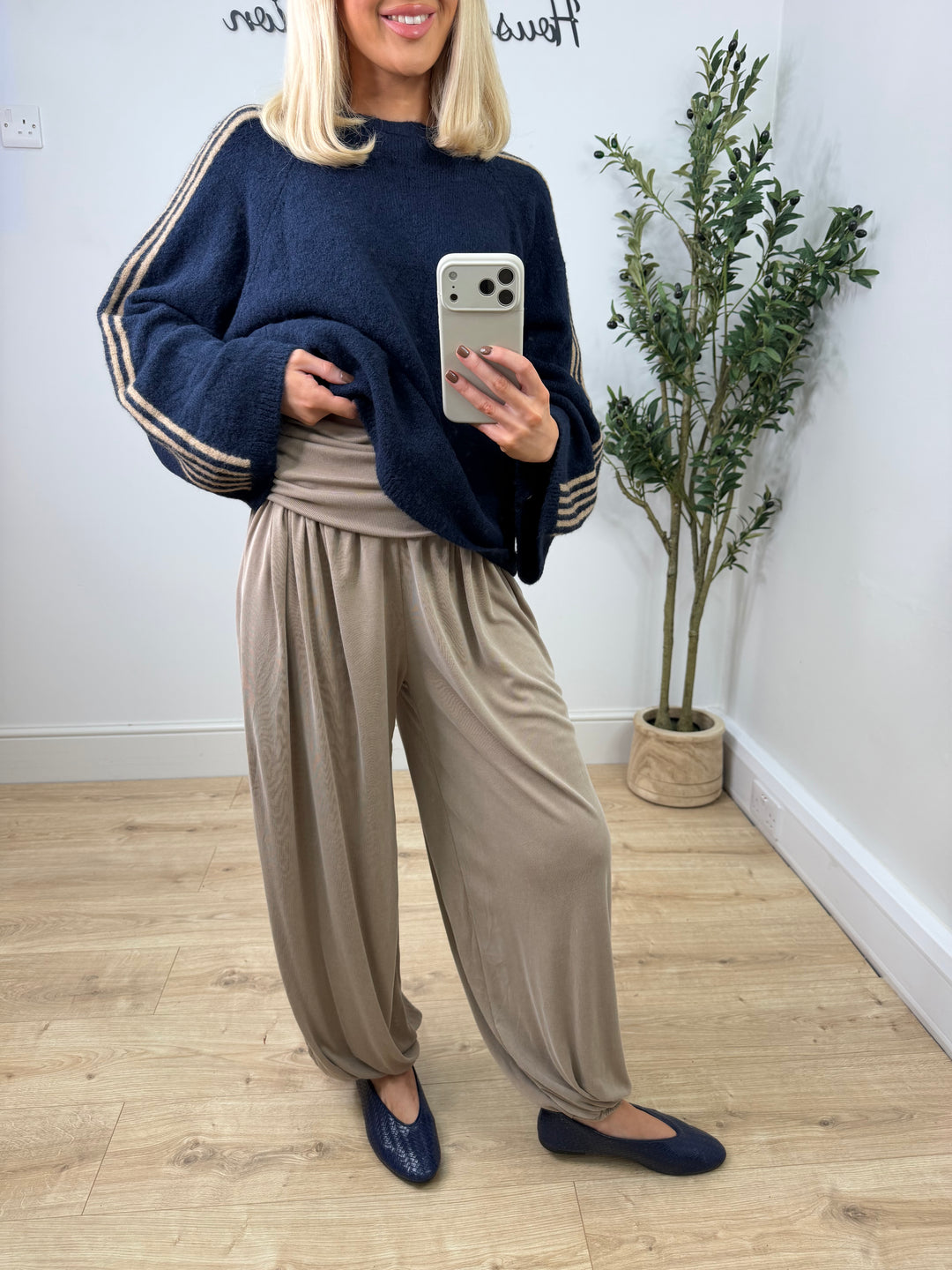 Jersey Harems - Beige