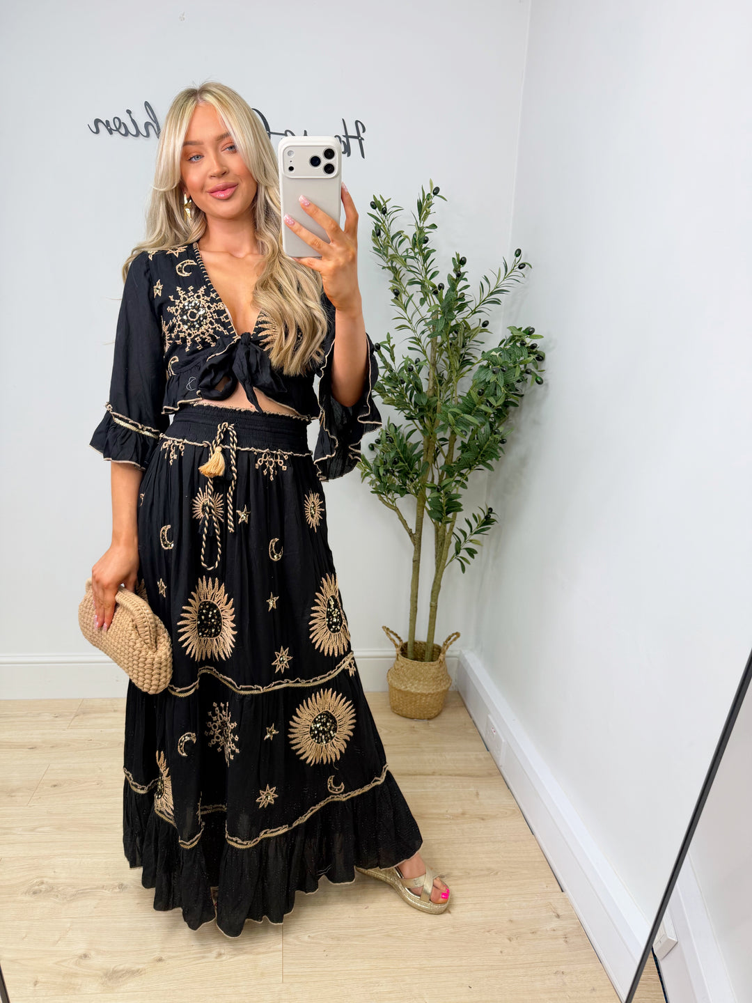 Moon & Stars Boho Set - Black