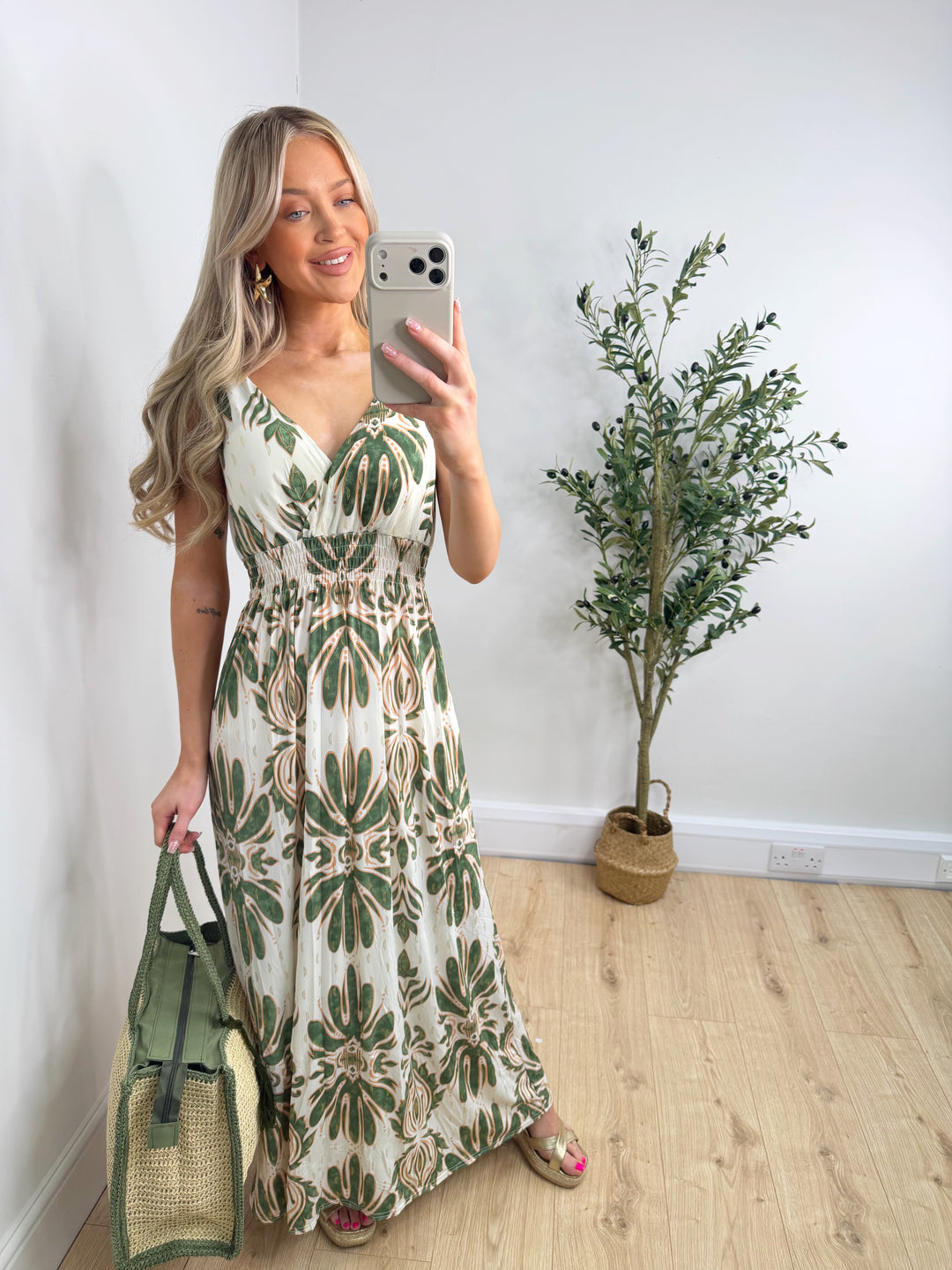 Marbella Dress - Khaki