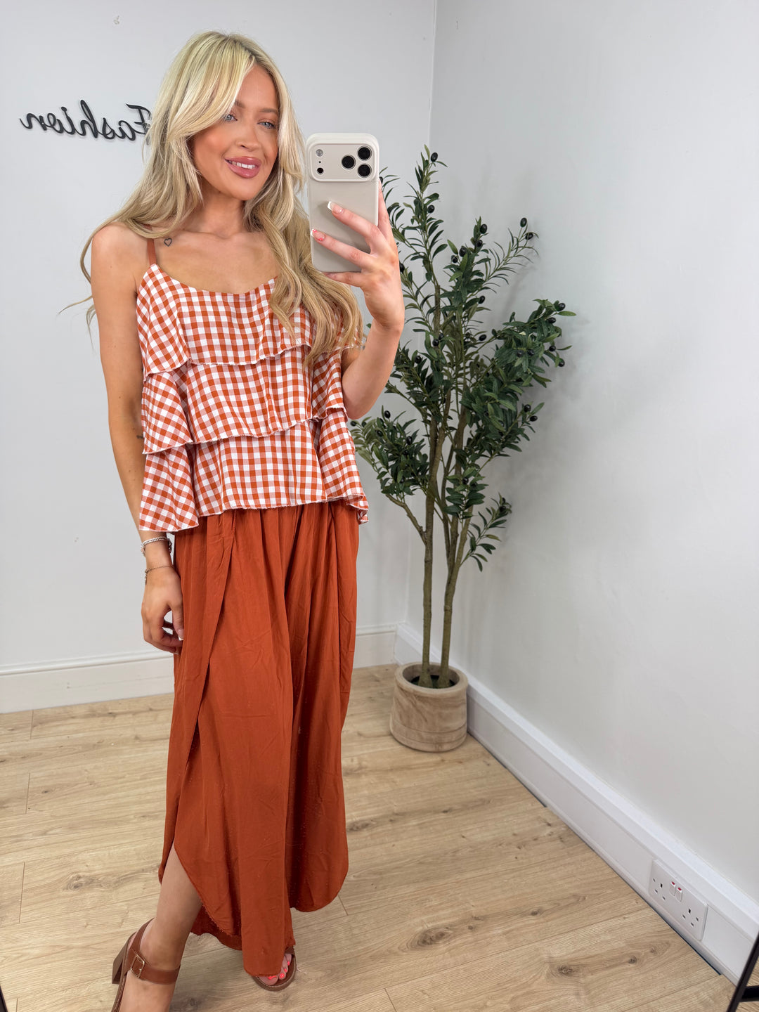 Valencia Trousers - Rust
