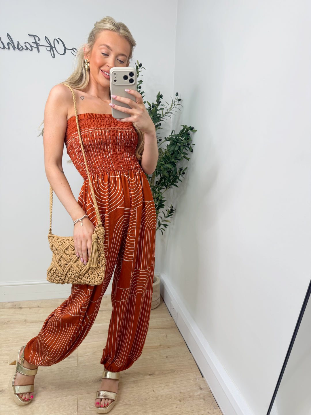 Vicki Jumpsuit - Rust