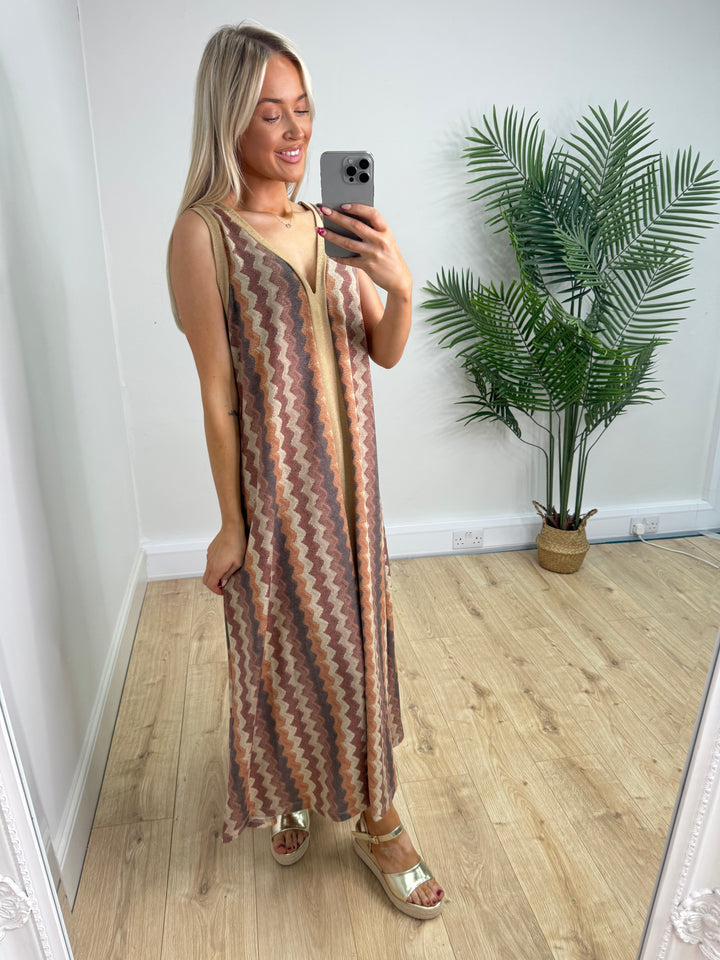 Maldives Dress - Chocolate