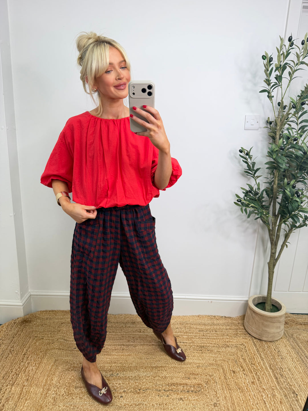 Bowden Top - Red