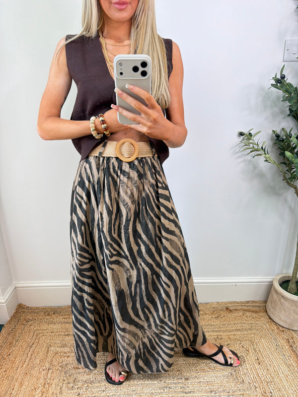 Pattaya Skirt - Zebra