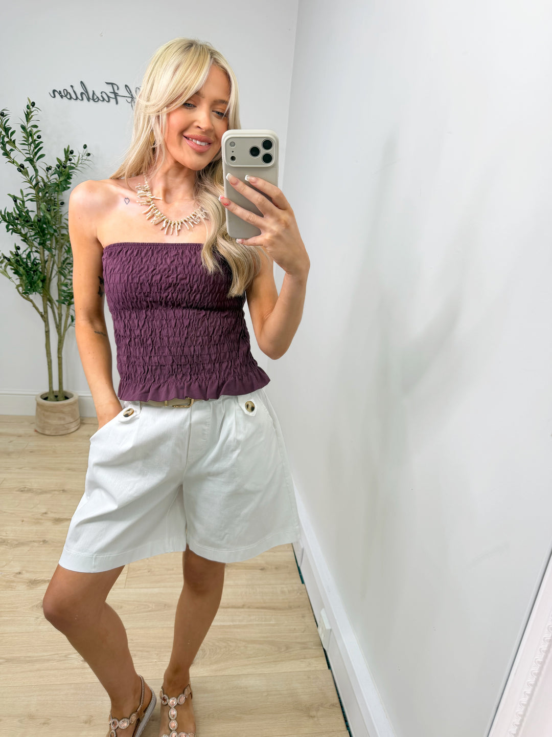 Boob Tube Top - Plum