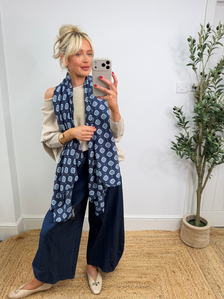 Mirelle Scarf - Navy
