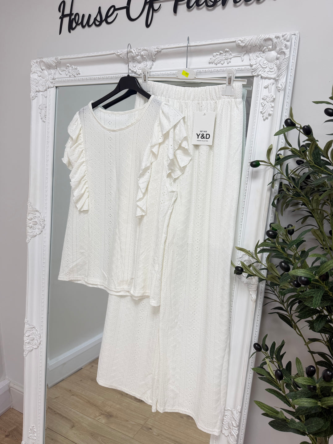 Evangeline 2 Piece - White
