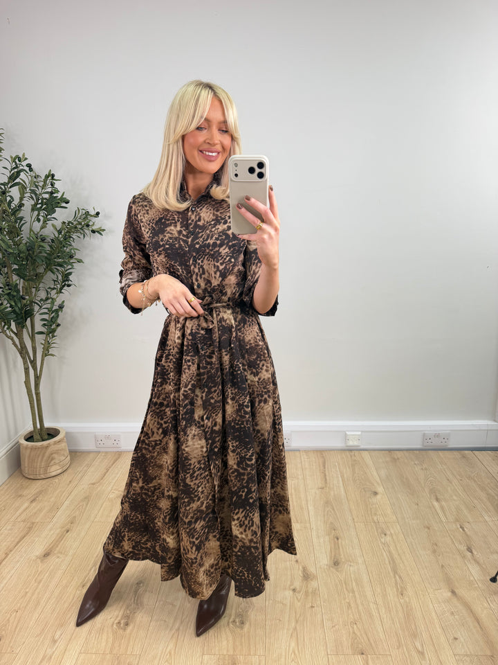 Hollie Shirt Dress - Midaxi