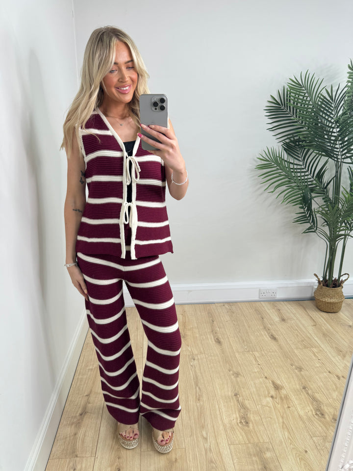 Mimi Co-Ord - Burgundy