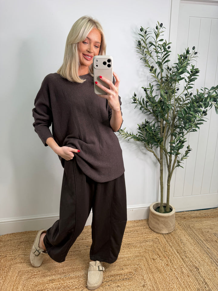 Zelda Soft Knit - Chocolate