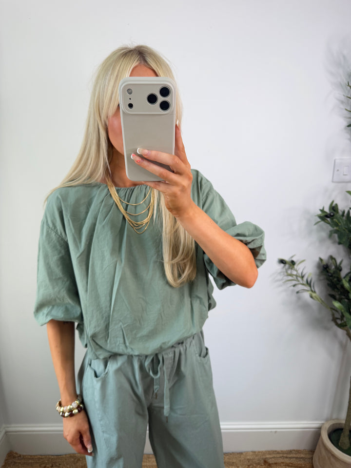 Bowden Top - Khaki