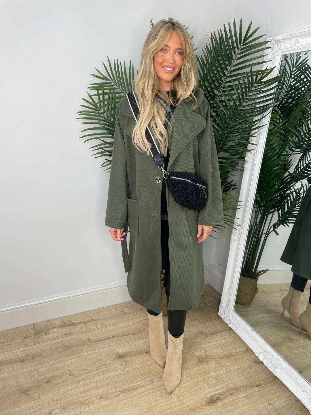 Evie Coat - Khaki