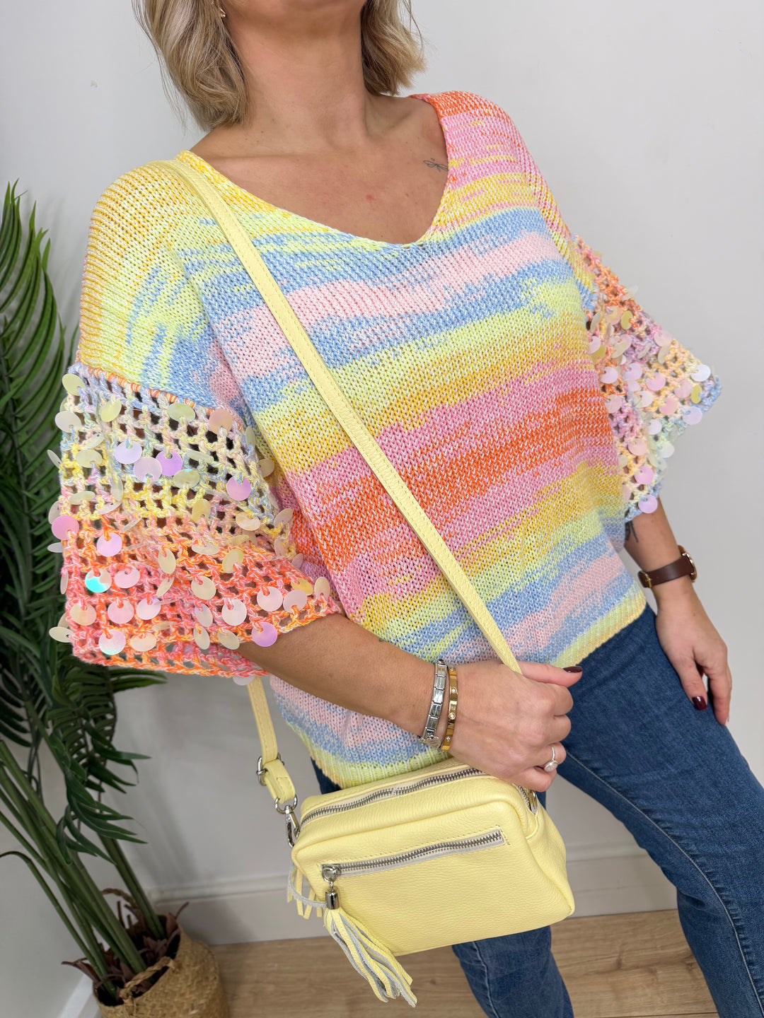 Celeste Sequin Knit - Multi