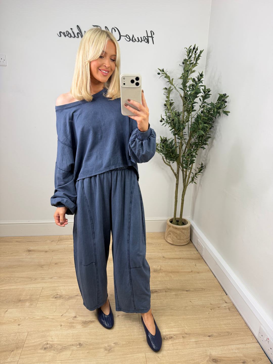 Hazel Sweat Pants - Navy
