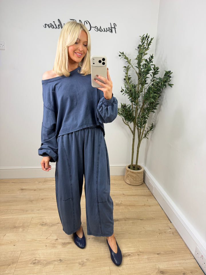 Hazel Sweat Pants - Navy