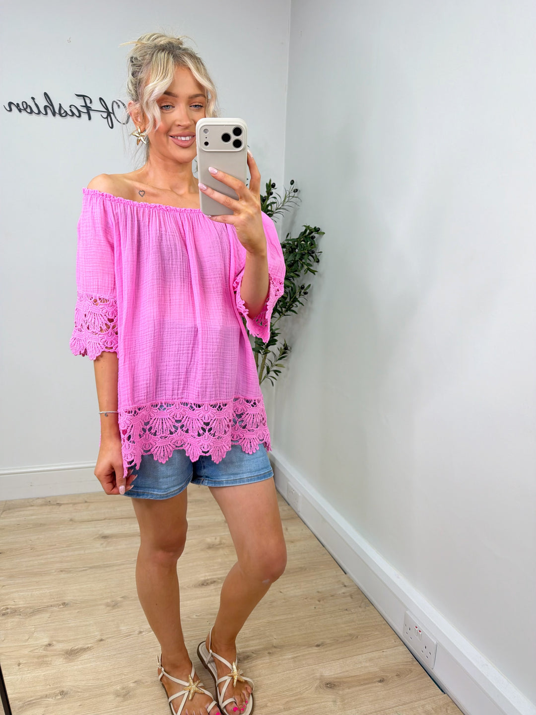 Glinda Top - Pink