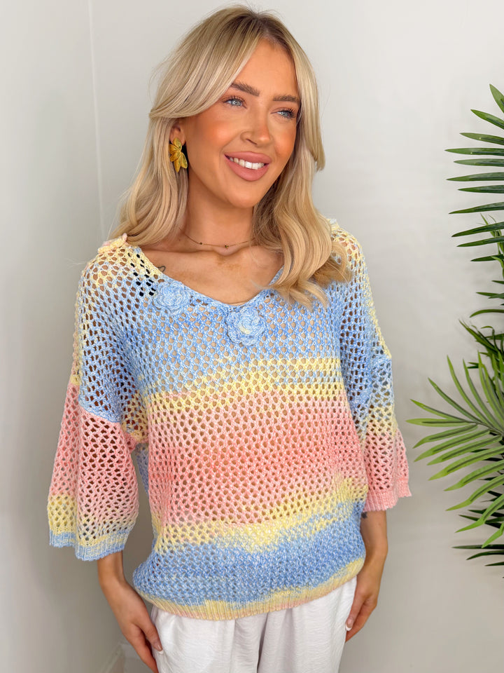 Celeste Rose Knit - Multi