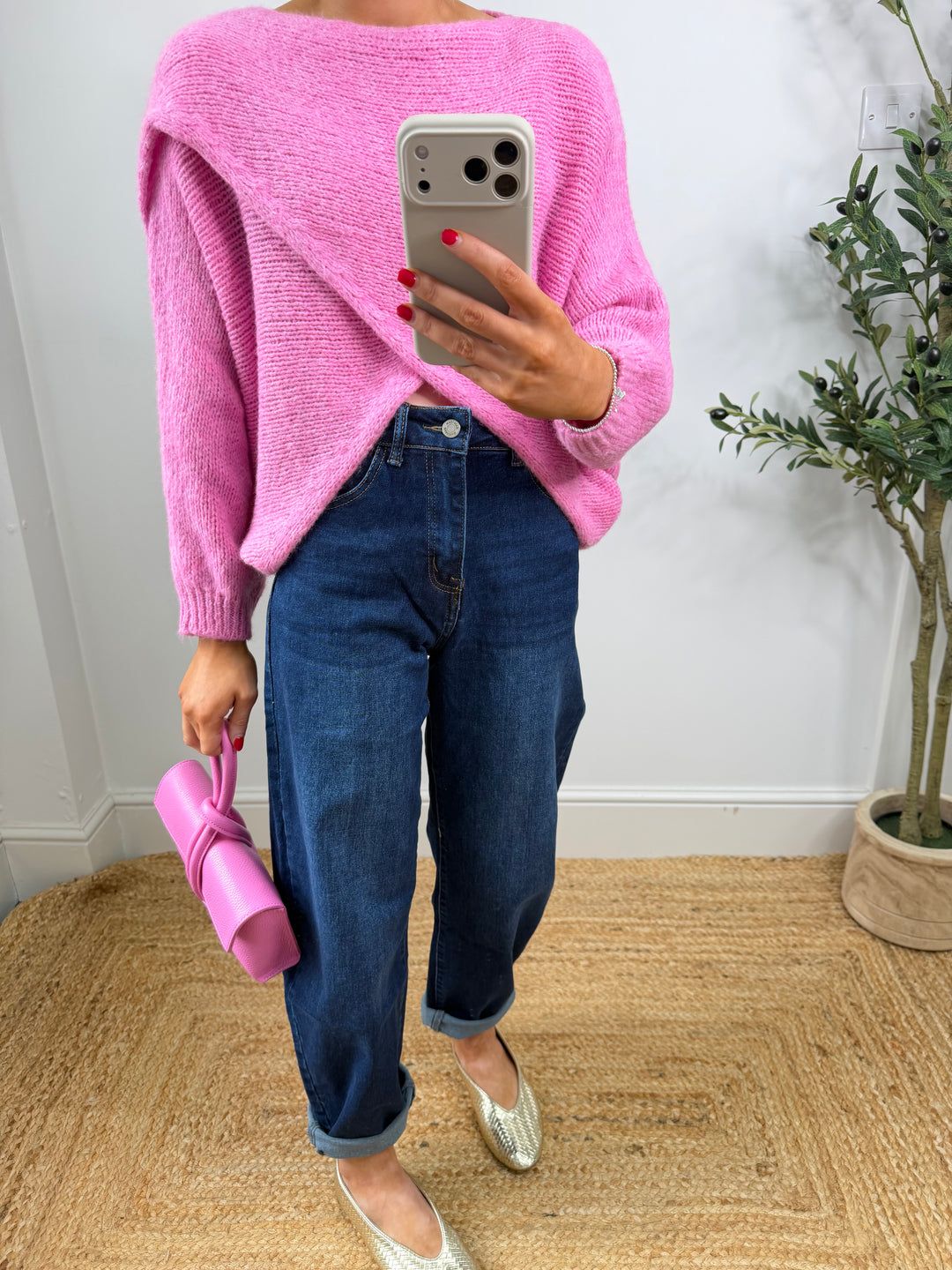 Indigo Barrel Jeans