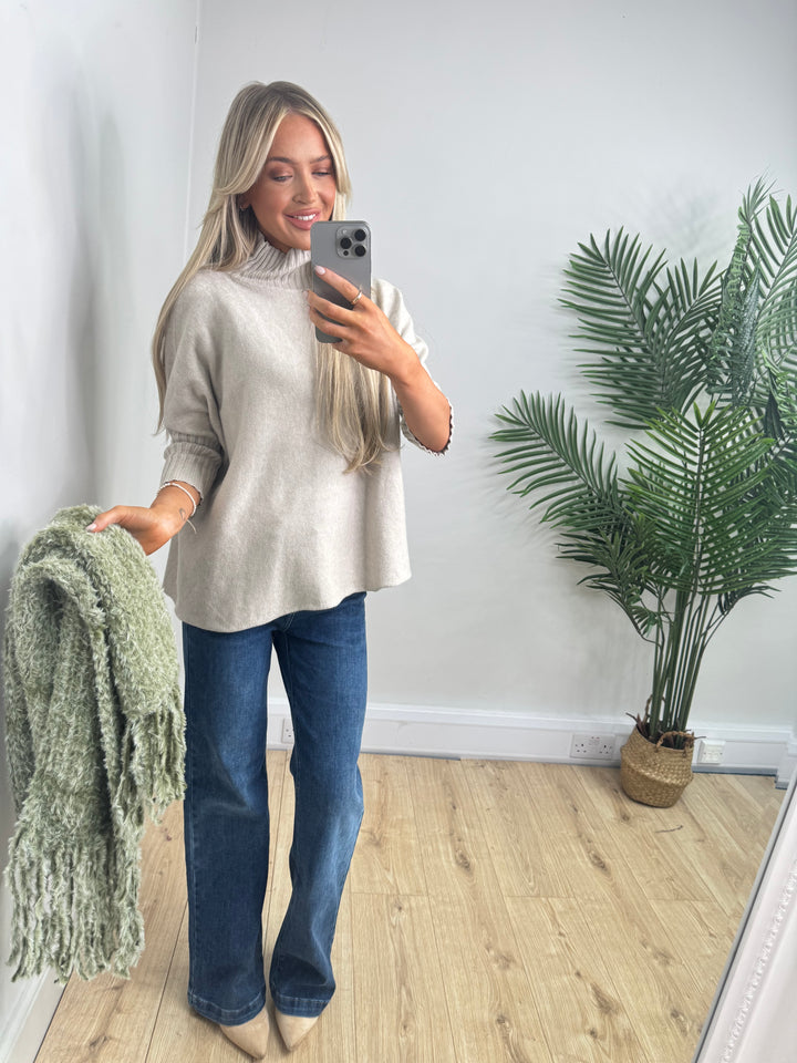 Melanie Ribbed Knit - Beige