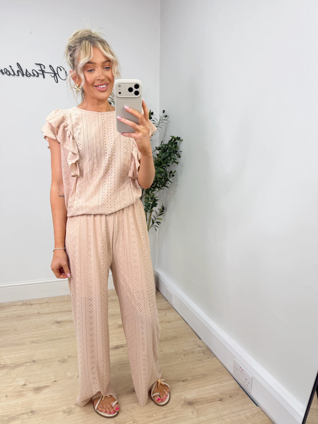 Evangeline 2 Piece - Beige