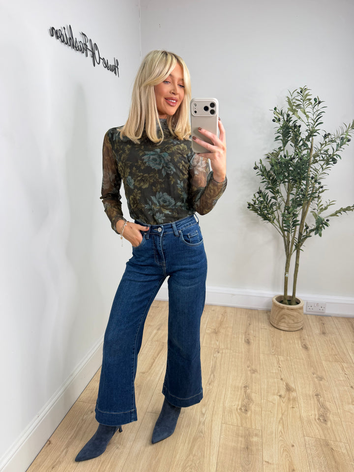 Jade Top - Green & Blue