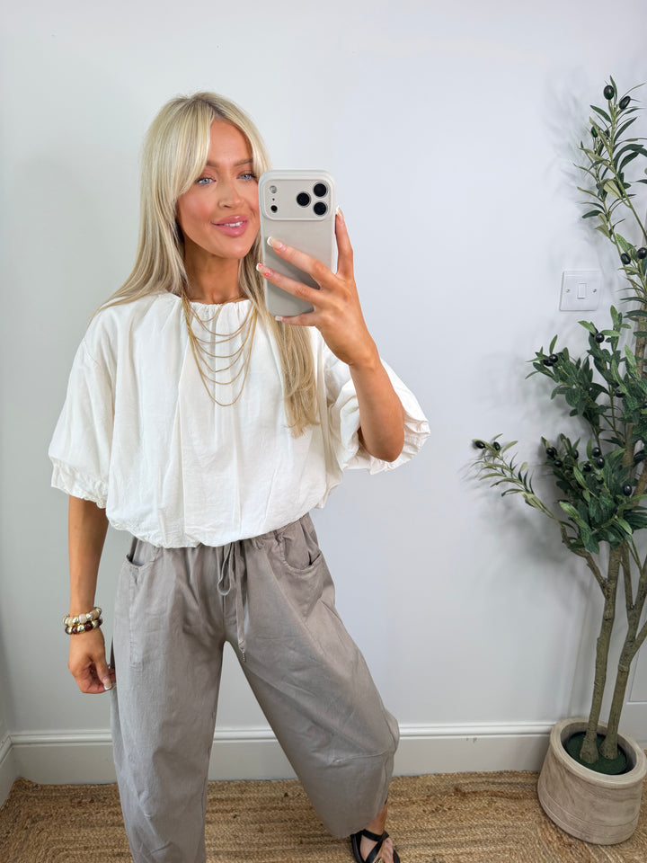 Bowden Top - Cream