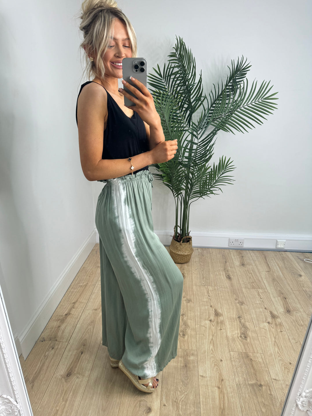 Dylan Tiedye Trousers - Khaki