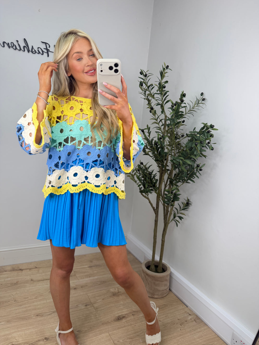 Lemona Crochet Top - Multi
