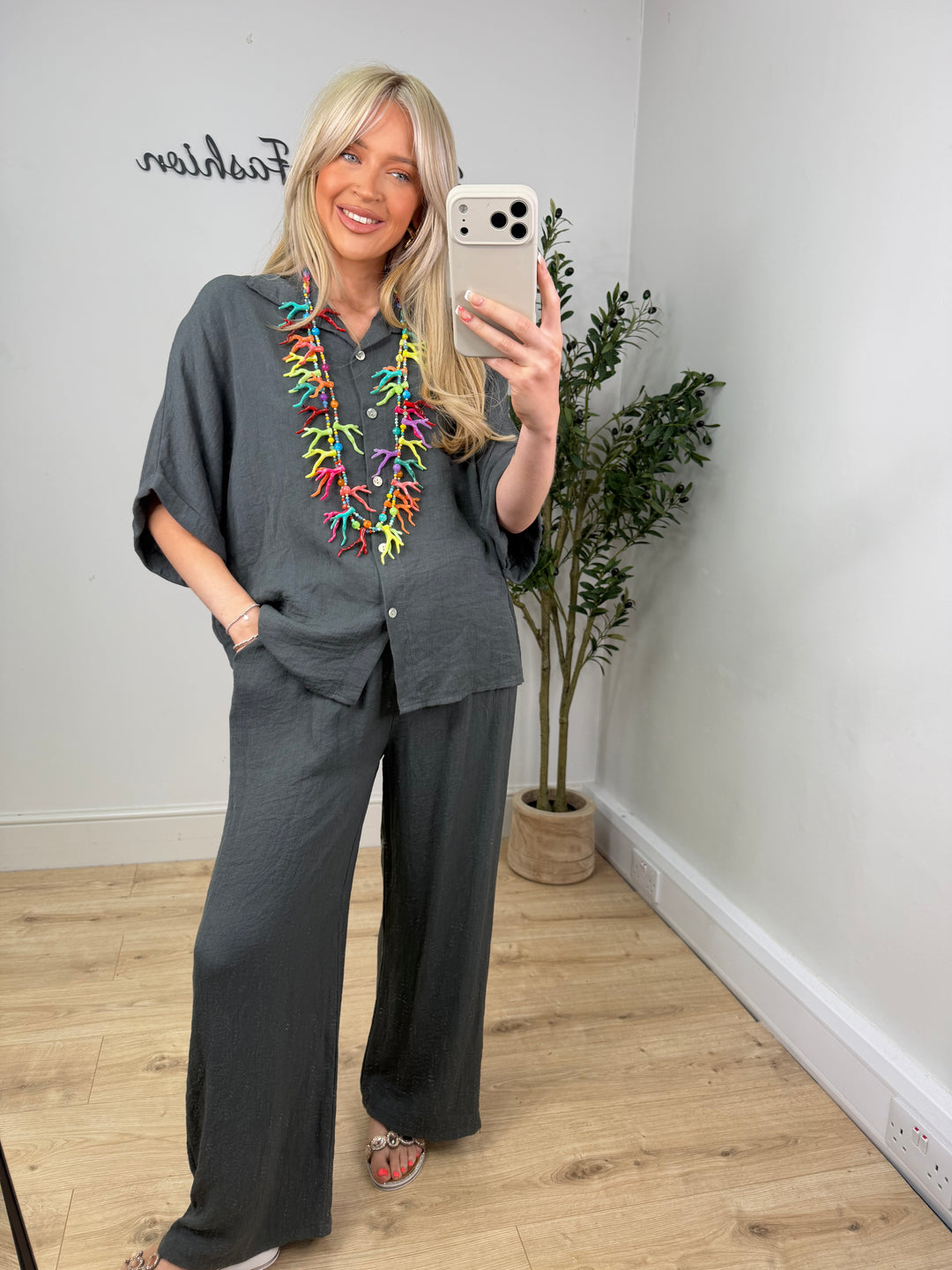 Etta Trousers - Charcoal