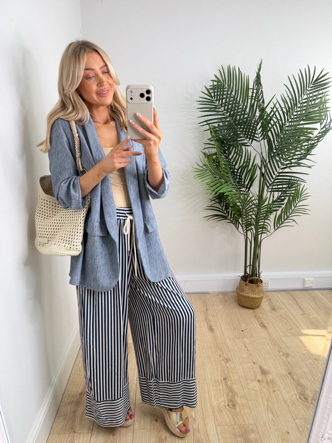 Olsen Blazer - Denim Blue