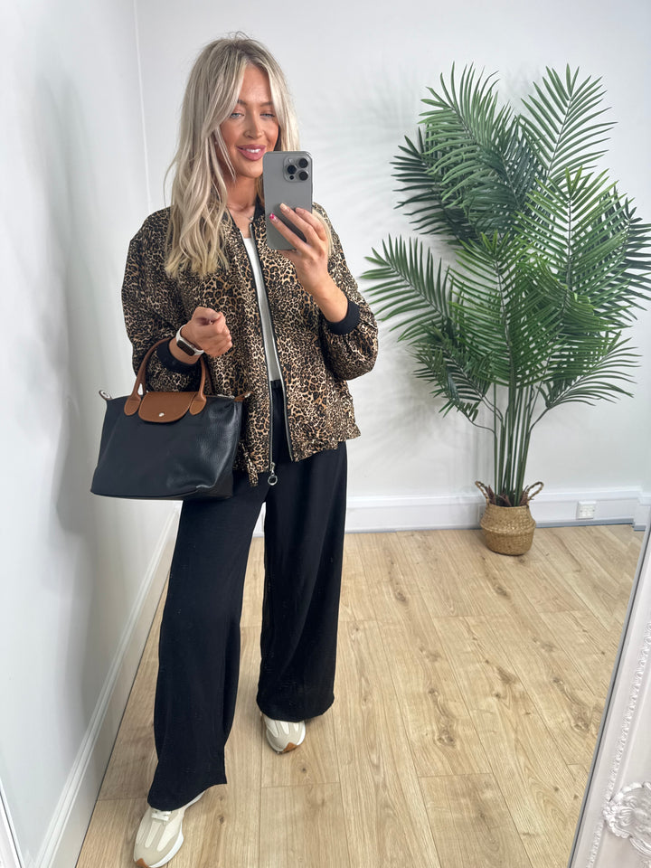 Genie Leopard Bomber