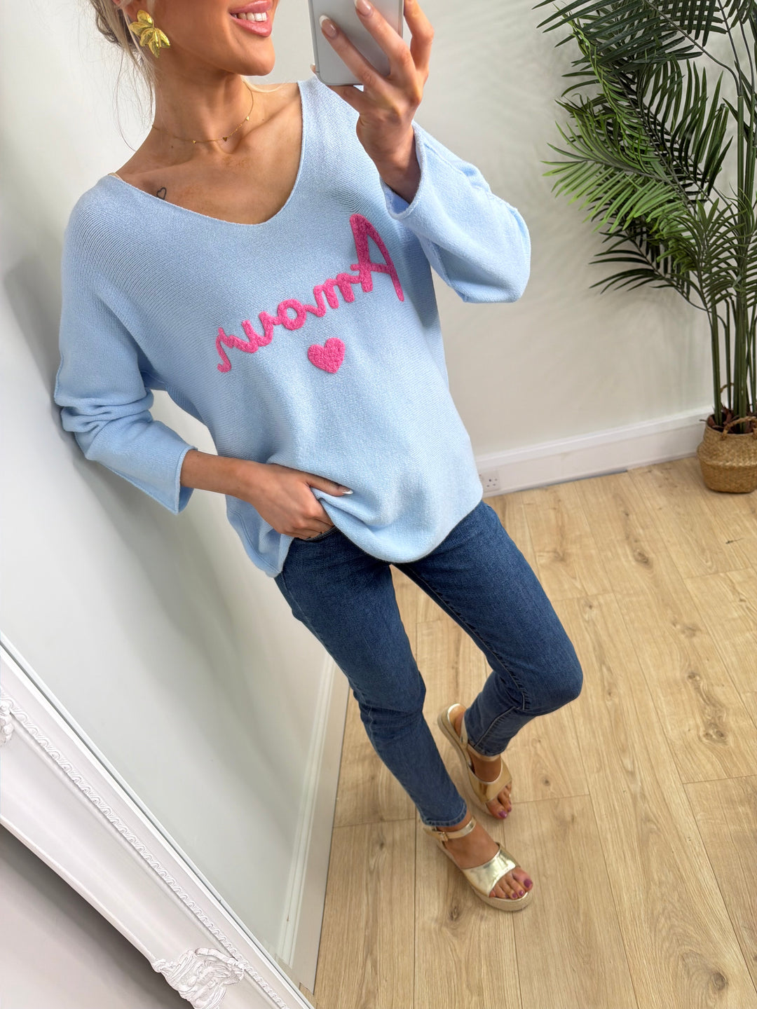 Amour Soft Knit - Baby Blue