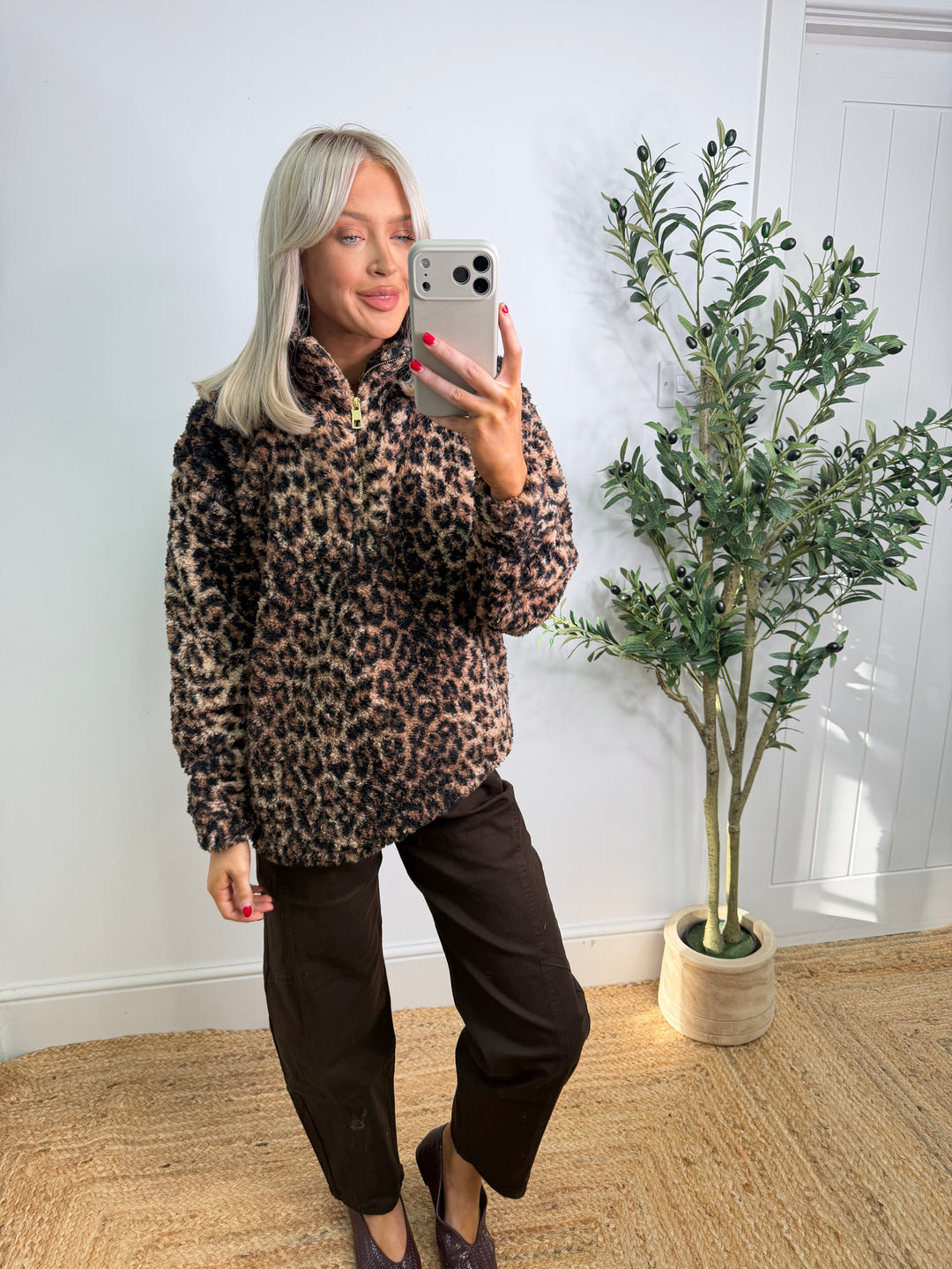 Isabella Leopard Fleece