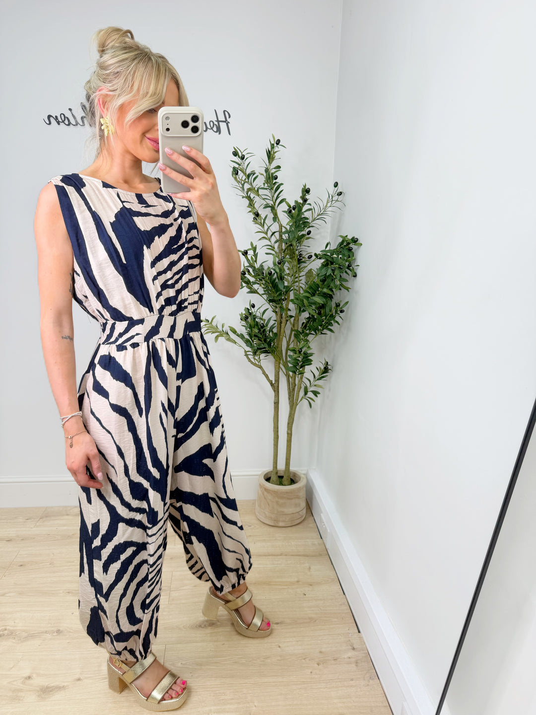 Kaden Jumpsuit - Navy