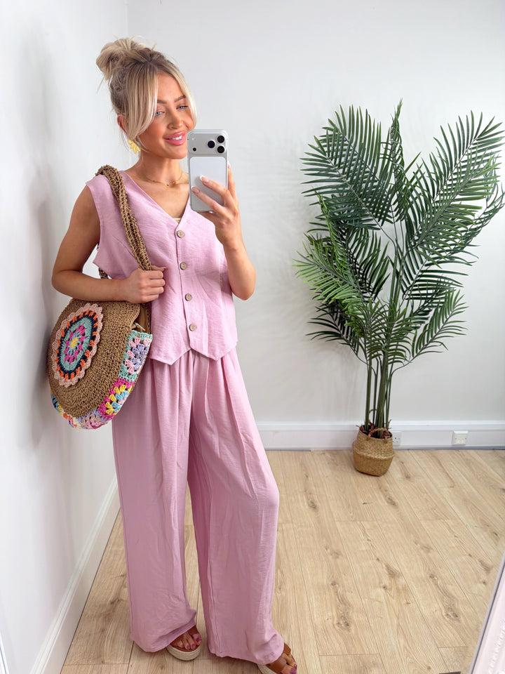 Summer Co-Ord - Pink